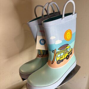 cat & jack Evan Fun Splash Rain boots unisex